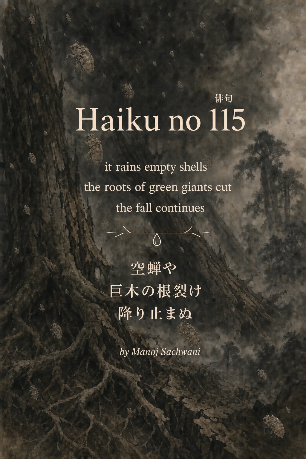Haiku No. 115 - Falling Giants